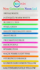 Yeni Nesil Neon Led 6 mm 2,5 cm kesim