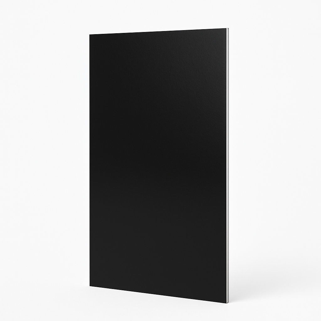 Alüminyum Levha Baskıya Uygun - AA3105 Siyah - 1 mm - 100x200 cm
