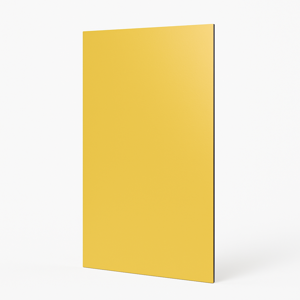 Alüminyum Levha Baskıya Uygun - AA3105 Sarı - 1 mm - 100x200 cm