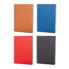 SUBAYEVLERİ KAHVERENGİ SPİRALLİ TARİHLİ HAFTALIK AJANDA (20x28 CM)