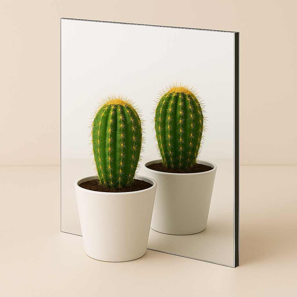 Alüminyum Kompozit Levha 4 mm ASAŞ 007 Gümüş Ayna - 125x320 cm