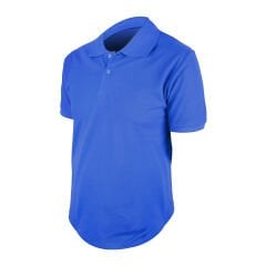 BEGONYA SAKS MAVİ XXL POLO YAKA TİŞÖRT