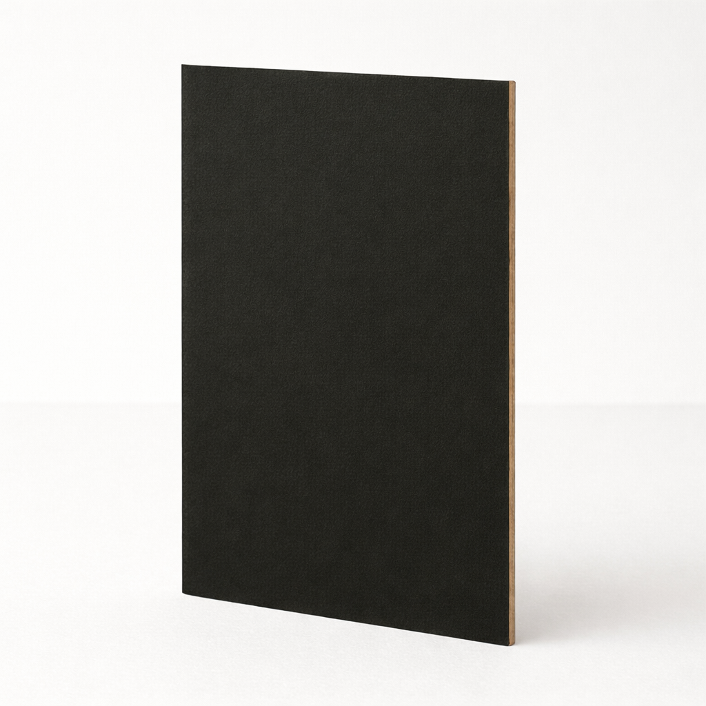 5 mm Siyah Tek Yüz Boyalı MDF Levha 210x280 cm (Ebatlama Notu Giriniz)