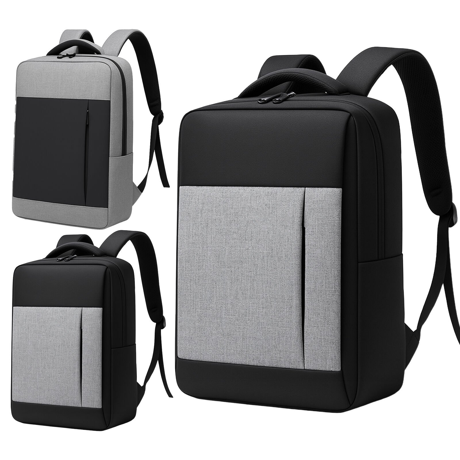 SERİNAY GRİ LAPTOP BÖLMELİ SIRT ÇANTASI