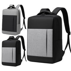 SERİNAY GRİ LAPTOP BÖLMELİ SIRT ÇANTASI