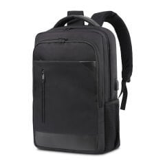 YÖRÜNGE SİYAH LAPTOP BÖLMELİ SIRT ÇANTASI