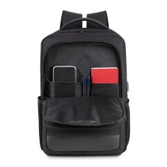 YÖRÜNGE SİYAH LAPTOP BÖLMELİ SIRT ÇANTASI