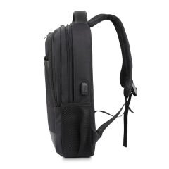 YÖRÜNGE SİYAH LAPTOP BÖLMELİ SIRT ÇANTASI