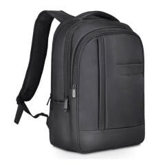 SERÜVEN SİYAH LAPTOP BÖLMELİ SIRT ÇANTASI