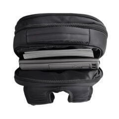 SERÜVEN SİYAH LAPTOP BÖLMELİ SIRT ÇANTASI