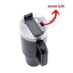 ADRASAN SİYAH 1200 ML TERMOS