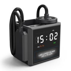 YAKAMOZ SİYAH MASAÜSTÜ KABLOSUZ ŞARJ STANDI