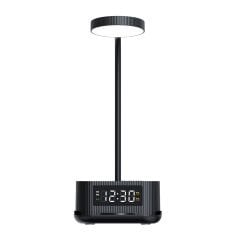 ŞAFAK SİYAH MASAÜSTÜ KABLOSUZ ŞARJ STANDI