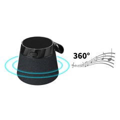 YANKI SİYAH BLUETOOTH MIKNATISLI IŞIKLI HOPARLÖR