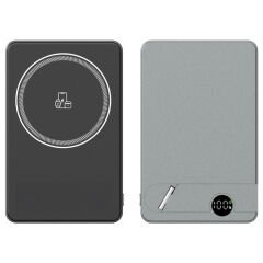 KİLYOS 10.000 MAH SİYAH MAGSAFE  ve  WIRELESS STANDLI POWERBANK