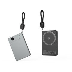 KİLYOS 10.000 MAH SİYAH MAGSAFE  ve  WIRELESS STANDLI POWERBANK