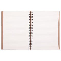 BASINEVLERİ KRAFT SPİRALLİ TARİHSİZ DEFTER (15X21 CM)