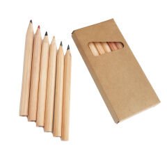 YEŞİLLİ 6 LI  NATUREL YARIM BOY BOYAMA SETİ