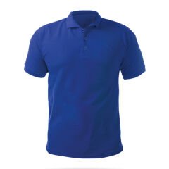 AÇELYA SAKS MAVİ XXL POLO YAKA TİŞÖRT