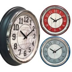 KİBELE201 METAL KASA DUVAR SAATİ (505 MM)