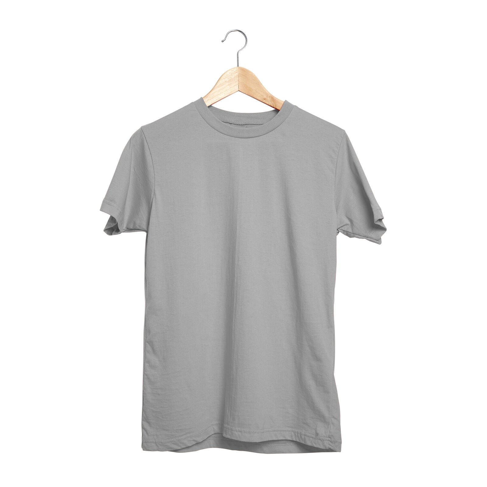 GARDENYA GRİ XXL SIFIR YAKA TİŞÖRT