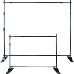 Backdrop Stand – Teleskobik, Ayarlanabilir ve Taşınabilir Arka Plan Sistemi
