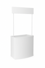 Kare Tanıtım Standı – 90 cm | Geniş Yüzeyli, Taşınabilir Promosyon Masası