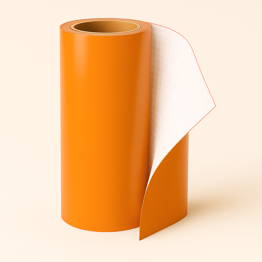 Oracal 641 Ekonomik Renkli Kesim Folyosu 035 Pastel Turuncu - Mat - 5 Metre - 126 cm