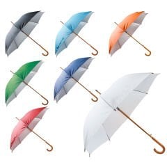 MANGOSTAN AHŞAP SAPLI ŞEMSİYE