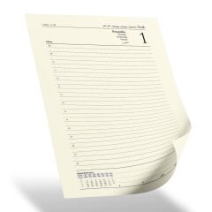 ELMADAĞ SİYAH TARİHLİ SPİRALLİ AJANDA (17X24 CM)