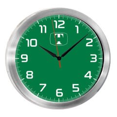 TRİTON091 GÜMÜŞ METAL KASA DUVAR SAATİ (350 MM)