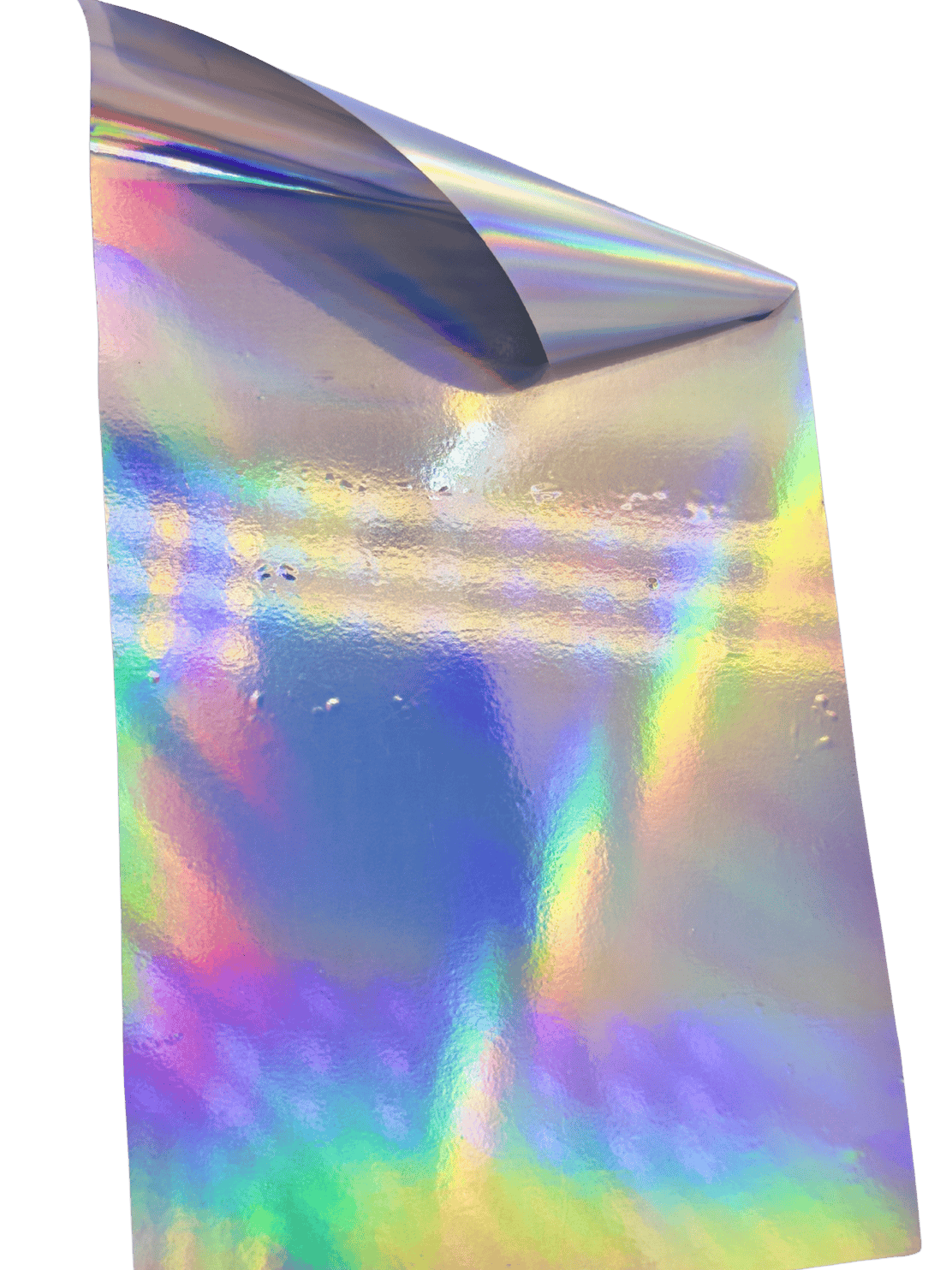 Hologram Parlak Folyo – Yansımalı Renk Geçişli Efekt - 127 cm
