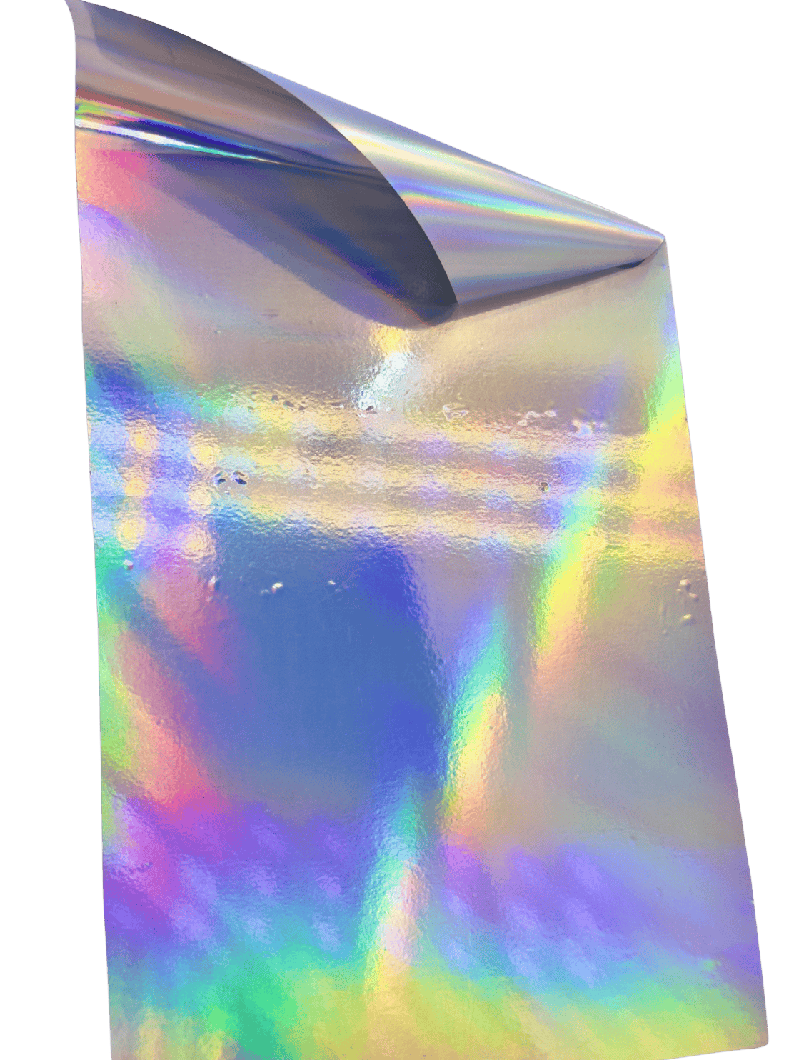 Hologram Parlak Folyo – Yansımalı Renk Geçişli Efekt - 127 cm