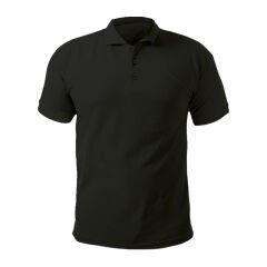 AÇELYA SİYAH XXL POLO YAKA TİŞÖRT