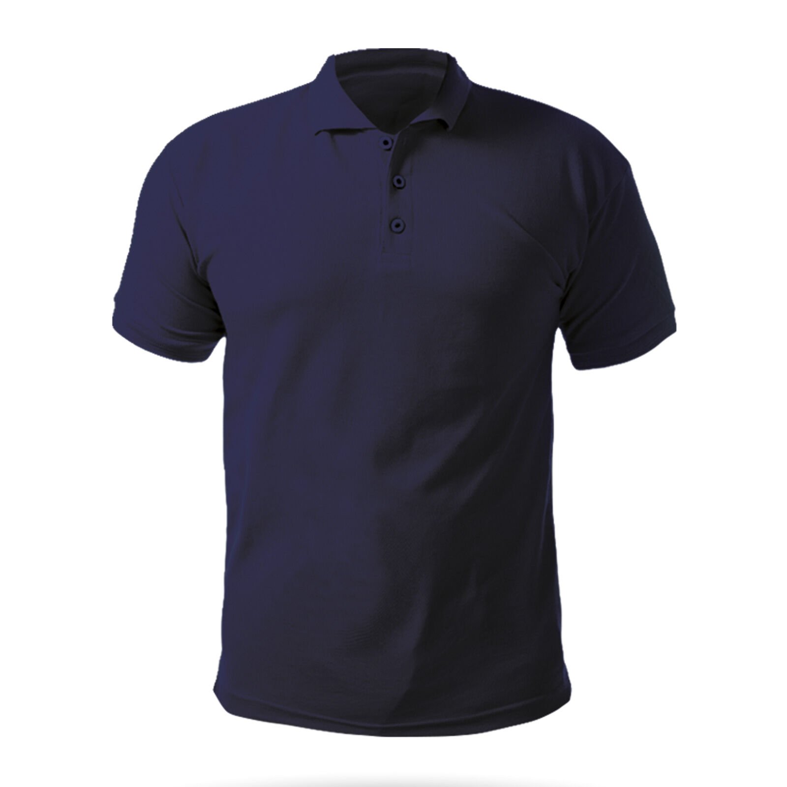 AÇELYA LACİVERT XXL POLO YAKA TİŞÖRT