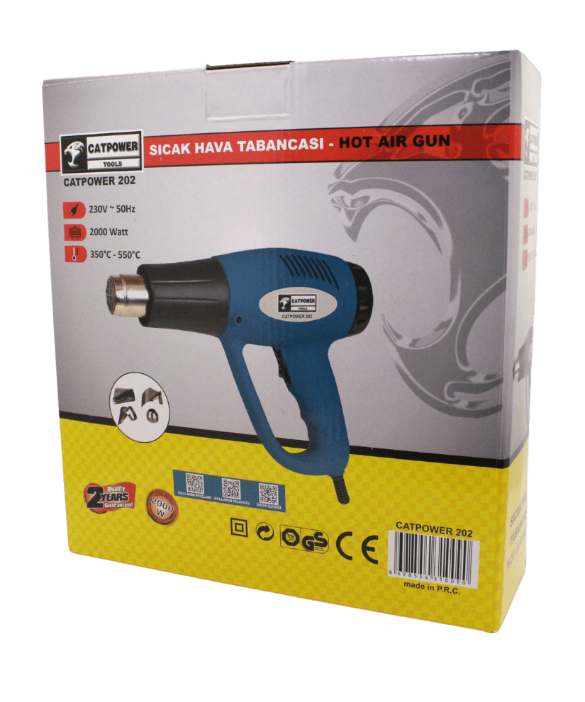 Sıcak Hava Tabancası 2000W - Catpower 202
