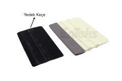 Plastik Ragle – Kumaş Keçeli, Yedek Keçeli Uygulama Aparatı (9,5 x 7,5 cm) LC73