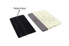 Plastik Ragle – Kumaş Keçeli, Yedek Keçeli Uygulama Aparatı (9,5 x 7,5 cm) LC73