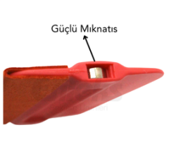 Mıknatıslı Plastik Keçeli Ragle - Folyo Uygulama Raglesi LC35