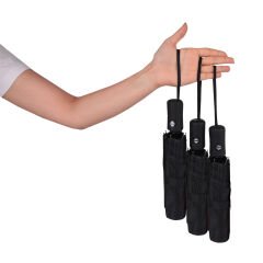 ASPENDOS SİYAH TAM OTOMATİK ŞEMSİYE