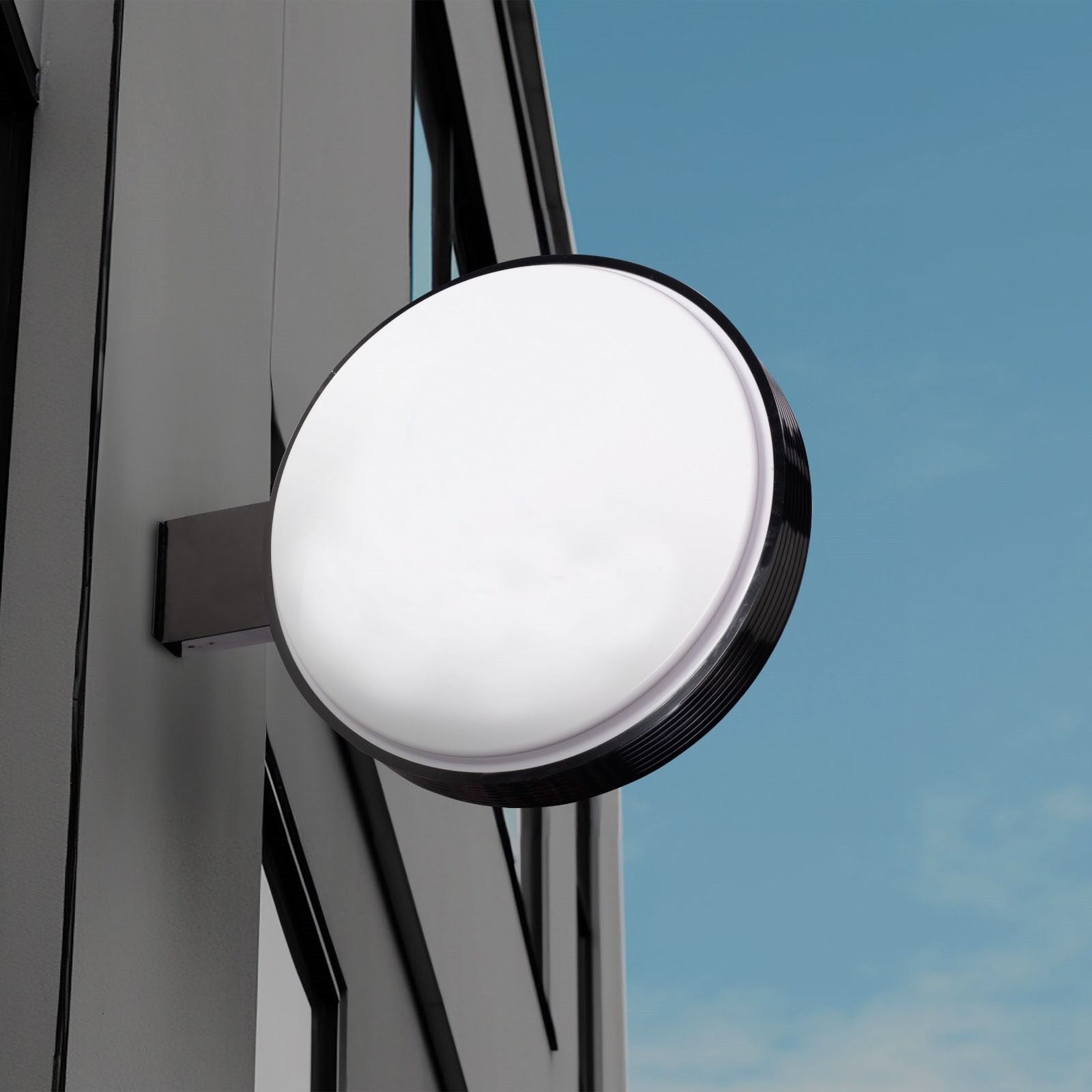 Alüminyum Gövdeli Işıklı Yuvarlak Tabela Snapper – 55 cm