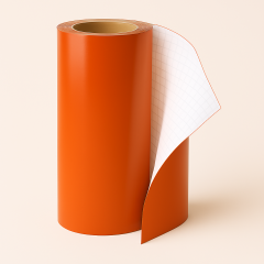 Oracal 641 Ekonomik Renkli Kesim Folyosu 047 Portakal Kırmızı - Parlak - 50 Metre - 126 cm