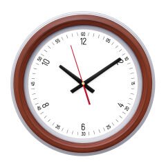 SEDNA526 SİYAH-GÜMÜŞ BRİSTOL KADRAN DUVAR SAATİ (480 MM)