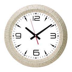 SEDNA526 SİYAH-GÜMÜŞ BRİSTOL KADRAN DUVAR SAATİ (480 MM)