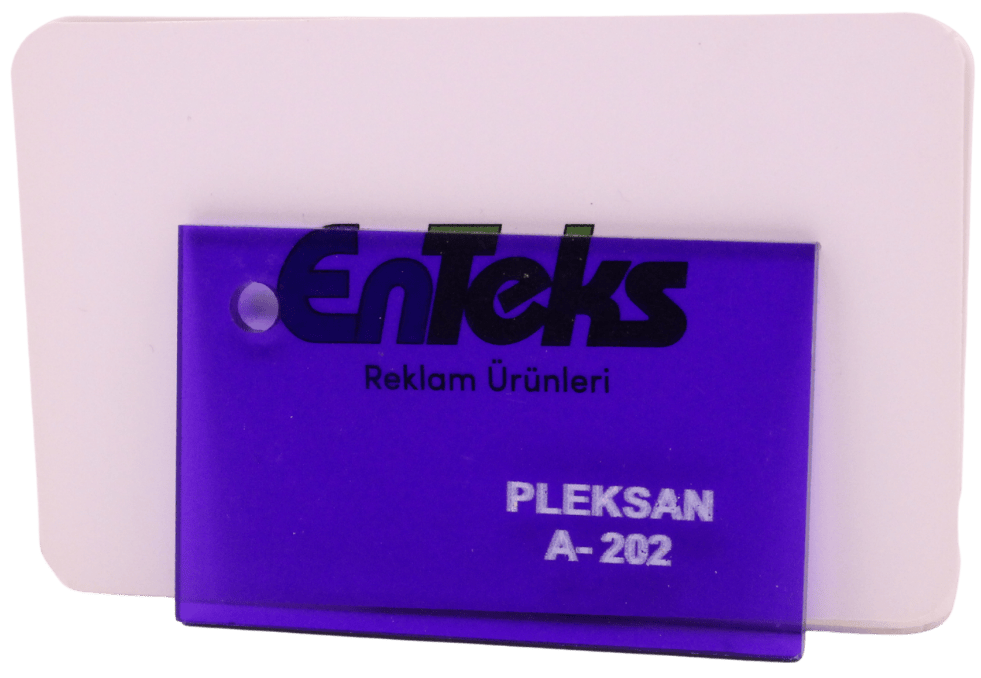 PLEKSAN A-202 Menekşe Transparan Pleksi Levha 135x200 cm 2,8 mm
