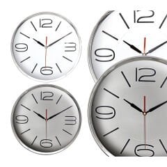 ATHENA305 METAL ÇERÇEVE DUVAR SAATİ (360 MM)