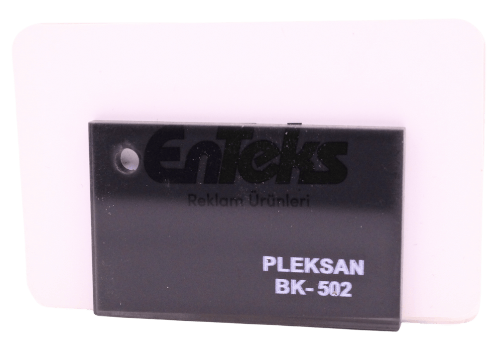 PLEKSAN BK-502 Yarı Saydam Siyah Pleksi Levha 135x200 cm 2,8 mm