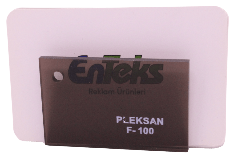 PLEKSAN F-100 Füme Transparan Pleksi Levha 135x200 cm 2,8 mm