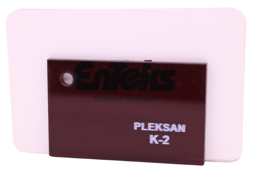 PLEKSAN K-2 Kırmızı Transparan Pleksi Levha 135x200 cm 2,8 mm