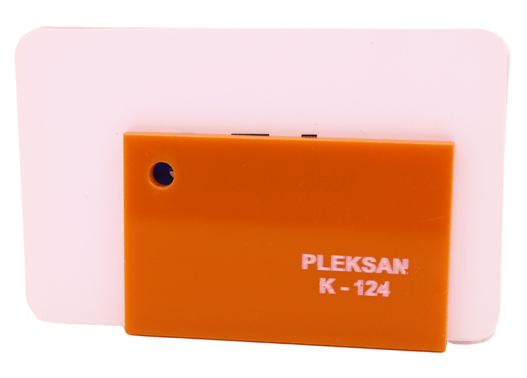 PLEKSAN K-124 Açık Turuncu Pleksi Levha 135x200 cm 2,8 mm